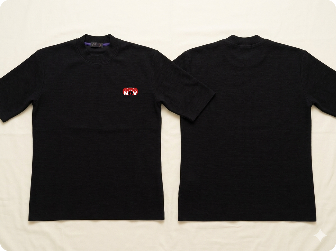 DJ Nov Essential Matte Black Tee